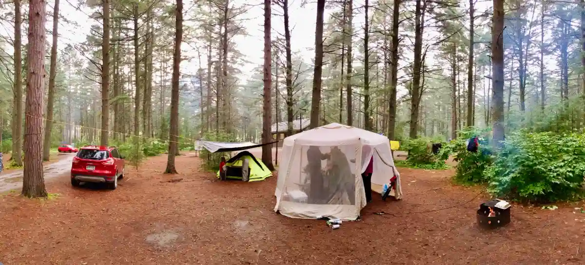 Ontario Parks campsite